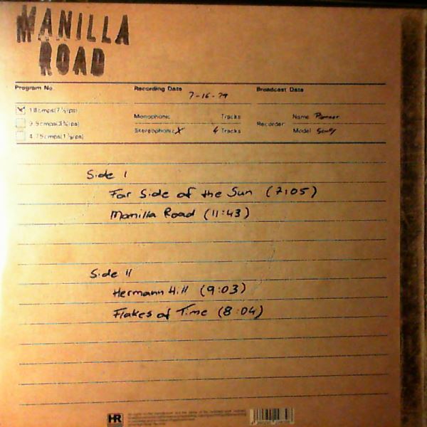 Manilla Road — Underground