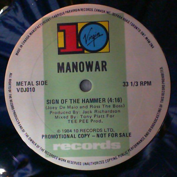 Manowar — Sign Of The Hammer