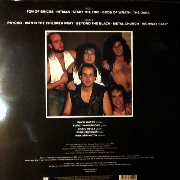 Metal Church — Live 1986