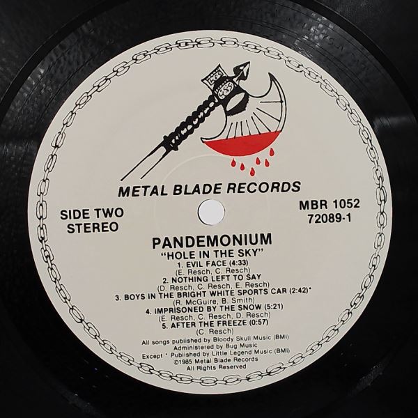 Pandemonium — Hole In The Sky