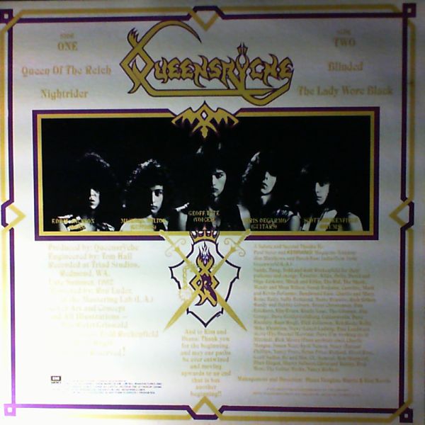 Queensryche — Blinded/ The Lady Wore Black/ Queen Of The Reich/ Nightrider