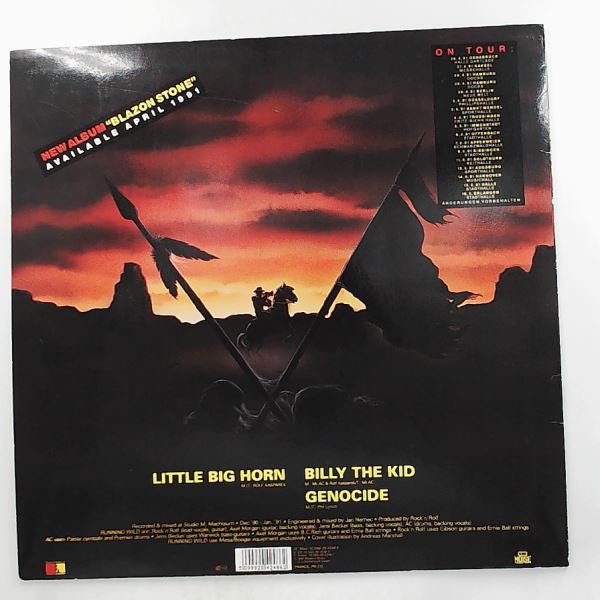 Running Wild — Little Big Horn / Billy The Kid / Genocide