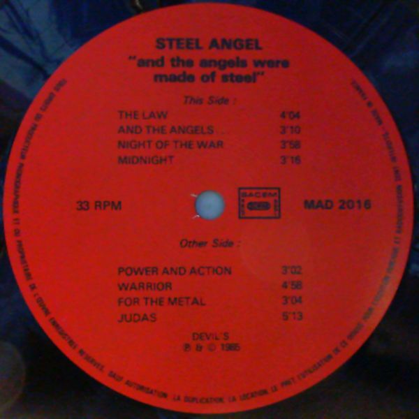 Steel Angel — And Angels Were Made Of Steel