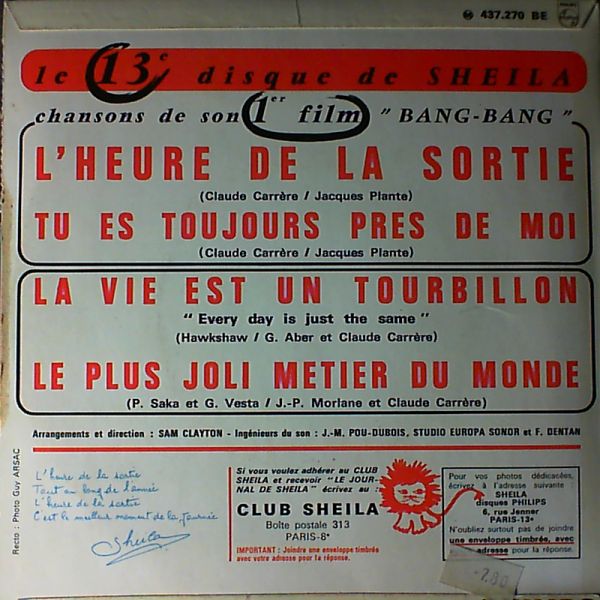 Sheila — L'heure De La Sortie