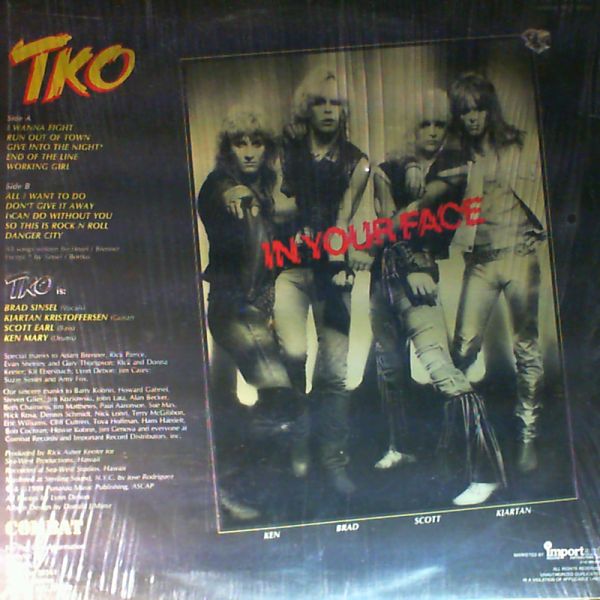 TKO — In Your Face