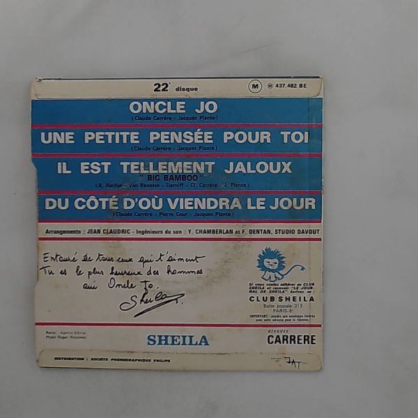 Sheila — Oncle Jo