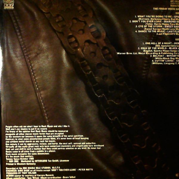 Various Artists — The Friday Rock Show