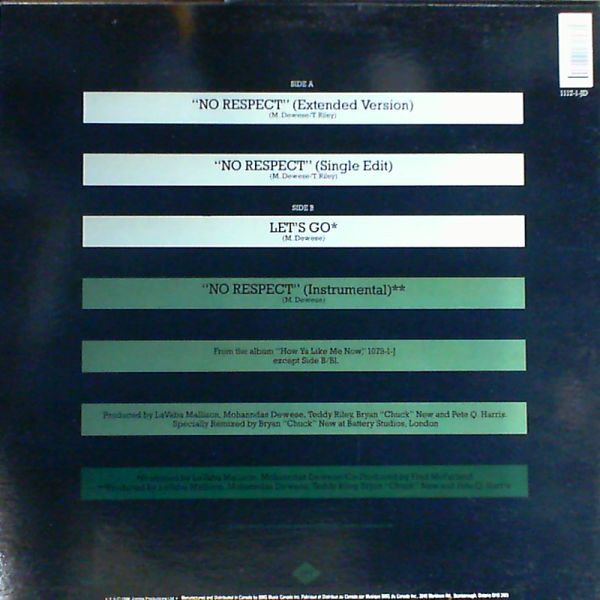 Kool Moe Dee — Let`s go/No respect