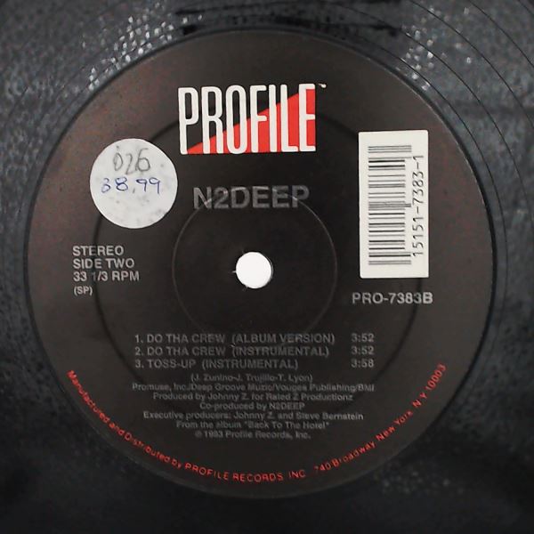 N2DEEP — Toss-Up / Do Tha Crew