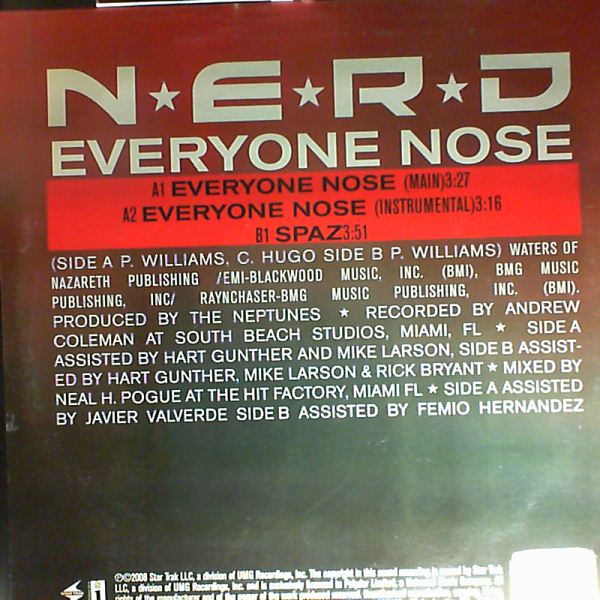 NERD (N.E.R.D.) — Everyone Nose