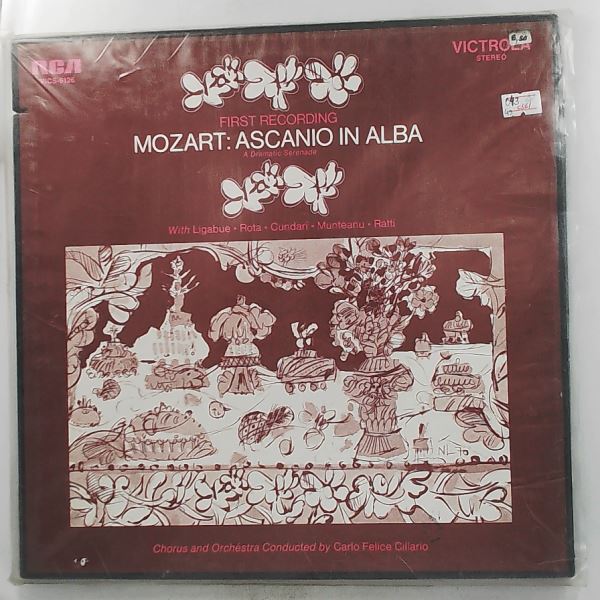Orchestra Dell'Angelicum Di Milano (cond. Cillario C.F.)/Rota/Cundai/Ratti/Munteanu — Mozart - Ascanio In Alba (Моцарт)