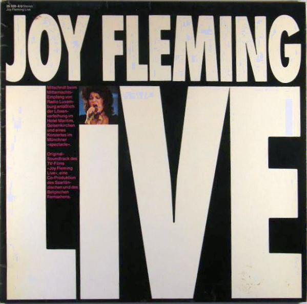 Joy Fleming — Live