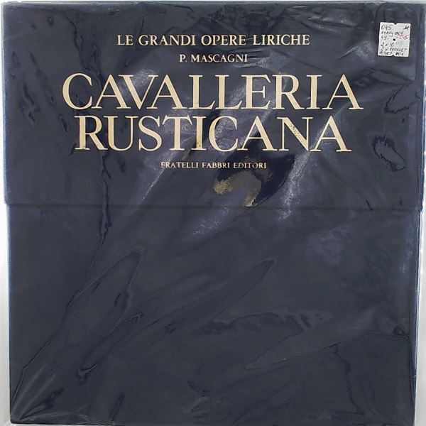 Pirrotta C./Lago D./Lamacchia G./Marcossi M/Coro E Orchestra Dell'Opera Stabile Del Viotti (cond. Ferraris F.) — Mascagni – Cavalleria Rusticana (Le Grandi Opere Liriche)