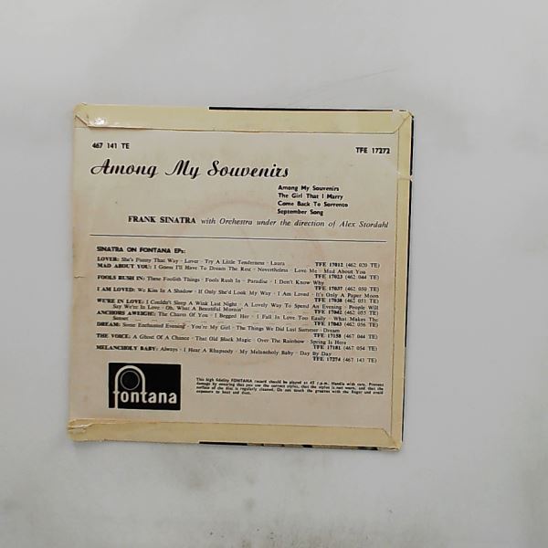 Sinatra Frank — Among My Souvenirs / The Girl That I Marry / Come Back To Sorrento / September Song