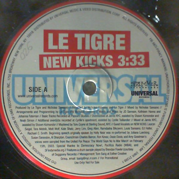 Le Tigre — New Kicks
