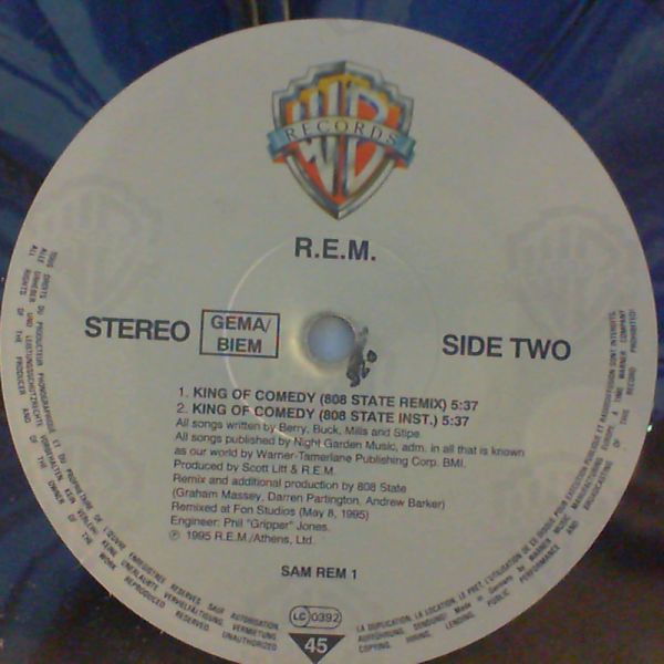 REM (R.E.M.) — King Of Comedy