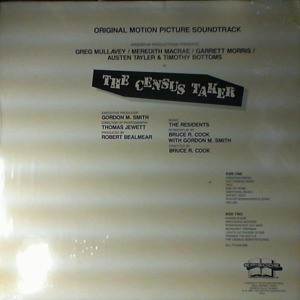 Residents — Census taker. Original motion picture soundtrack