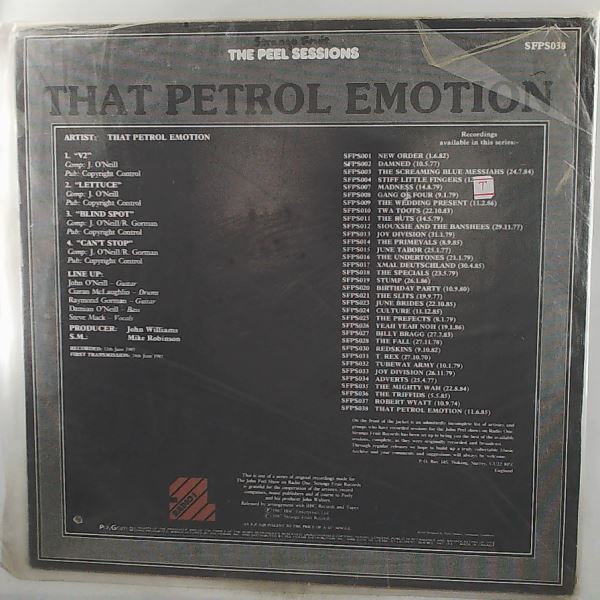 That Petrol Emotion — Peel Sessions