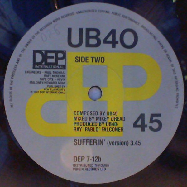 UB40 — Sufferin` / Red Red Wine