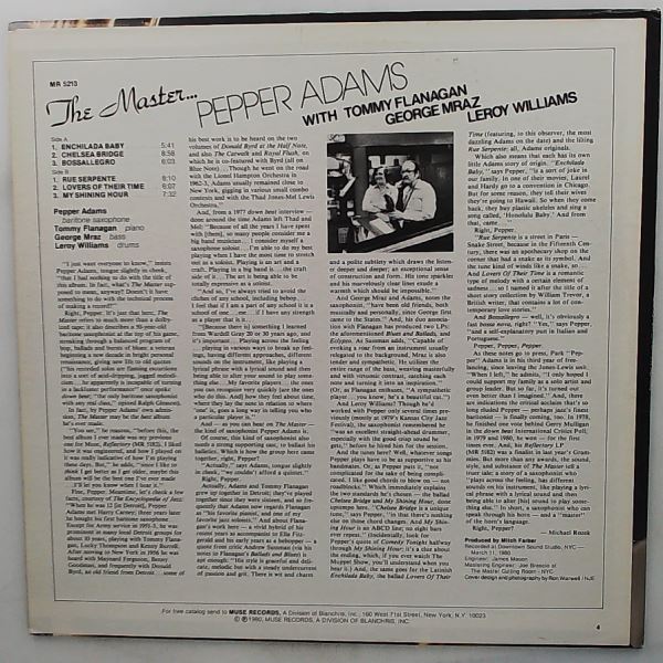 Adams Pepper — Master...