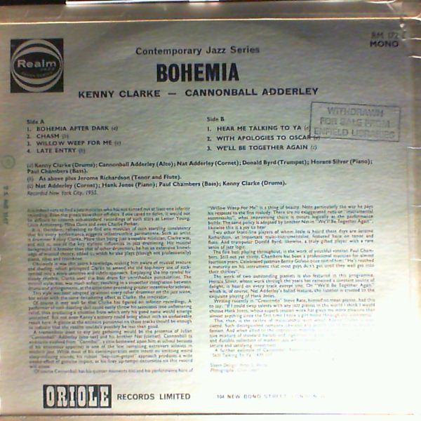 Adderley Bros — Bohemia