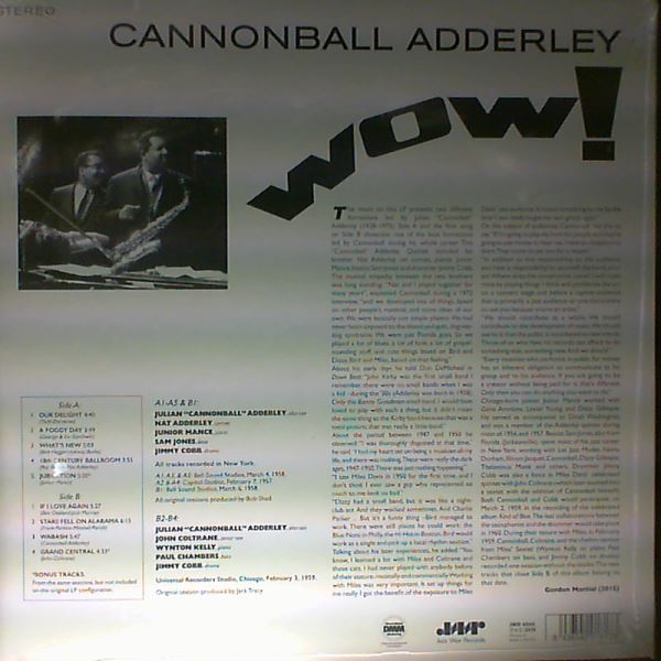 Adderley Cannonball — Wow!