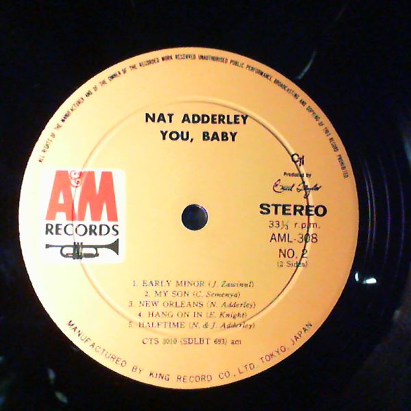Adderley Nat — You, Baby