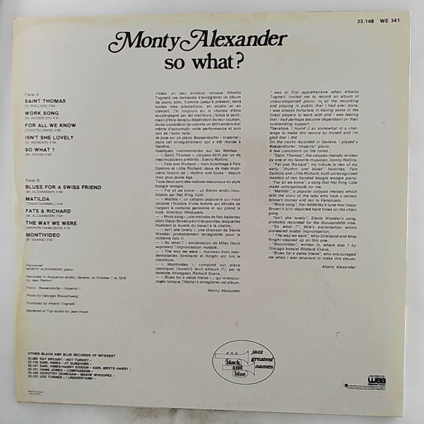 Alexander Monty — So What?