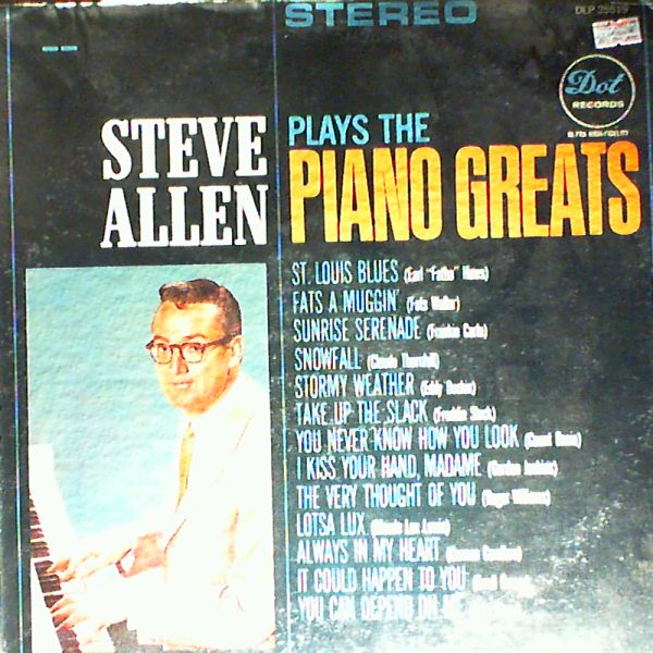 Allen Steve — Plays The Piano Greats