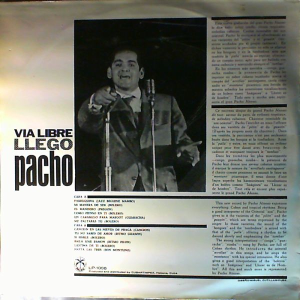 Alonso Pacho — Via Libre Llego Pacho