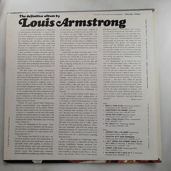 Louis Armstrong — Definitive Album By Louis Armstrong