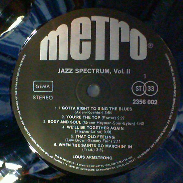 Armstrong Louis — Jazz Spectrum Vol. 2