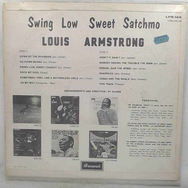 Armstrong Louis — Swing Low Sweet Satchmo (Louis And The Good Book)