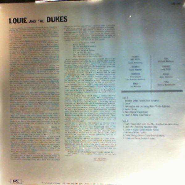 Louis Armstrong — Louie And The Dukes Of Dixieland