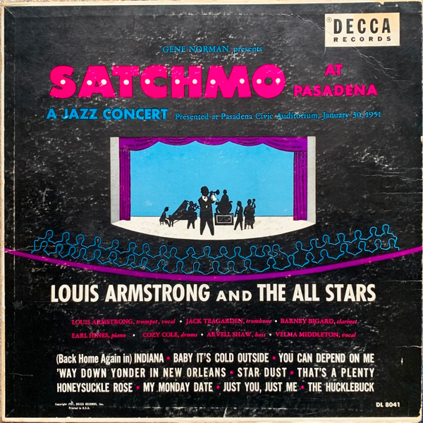 Armstrong Louis and His All Stars — Satchmo At Pasadena