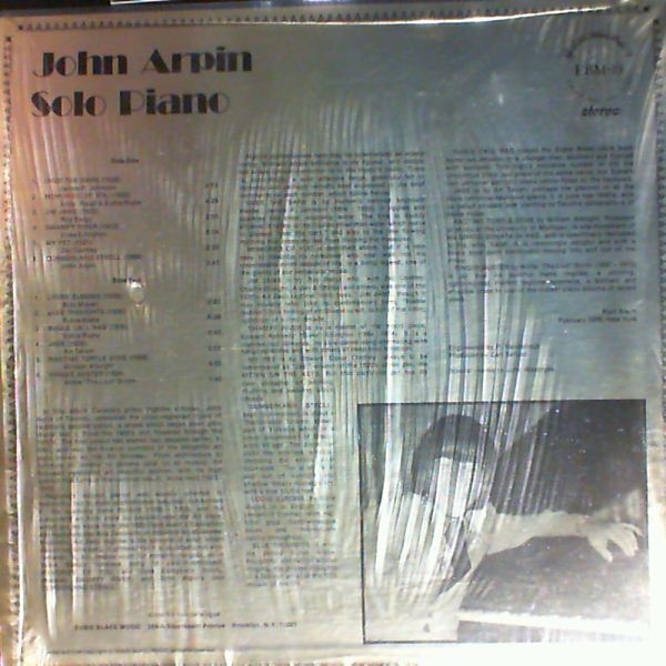 Arpin John — Solo Piano