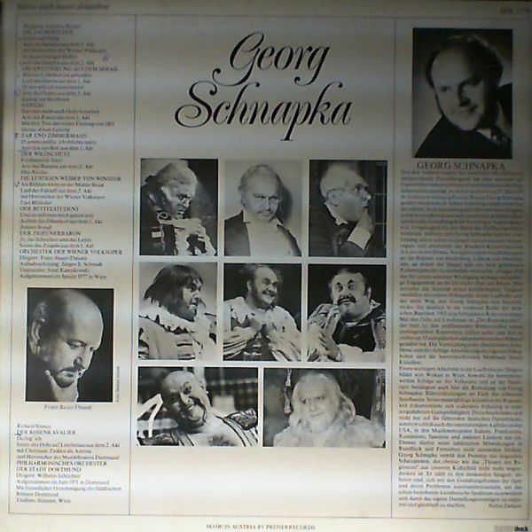 Schnapka Georg — Arien und Szenen