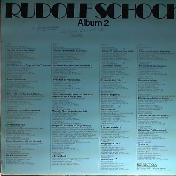 Schock Rudolf — Schock Rudolf In Seinen Qlanzvollen Opernpartien