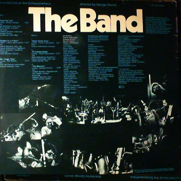 Band (Directed By Gruntz George) — Live At The Schauspielhaus