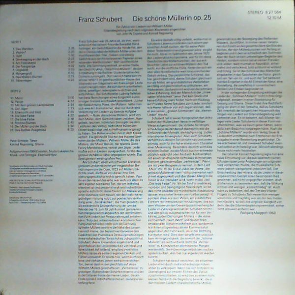 Schreier Peter — F.Schubert: schone mullerin