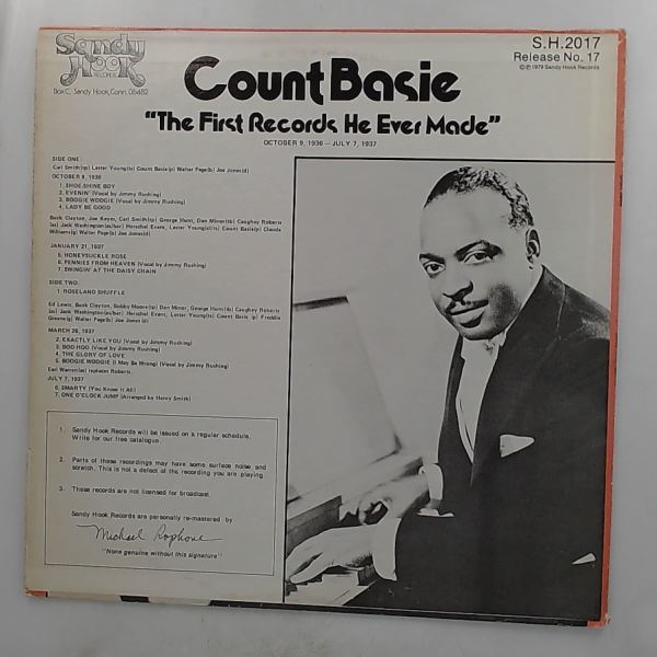 Basie Count — First Records He Ever Made October 9, 1936-July 7, 1937