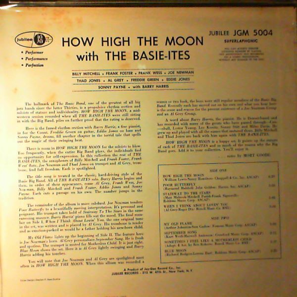 Basie-ites — How High The Moon
