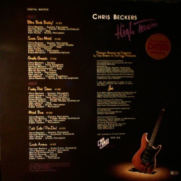 Beckers Chris — High Tension