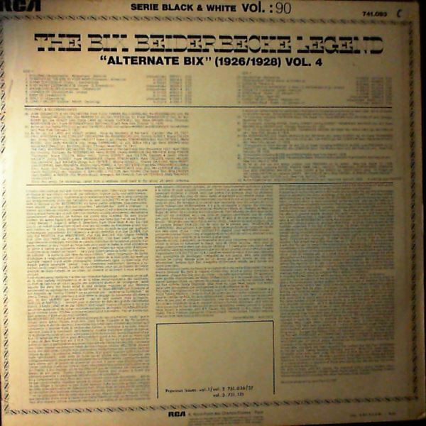 Beiderbecke Bix — Vol.4 "Altemate bix"
