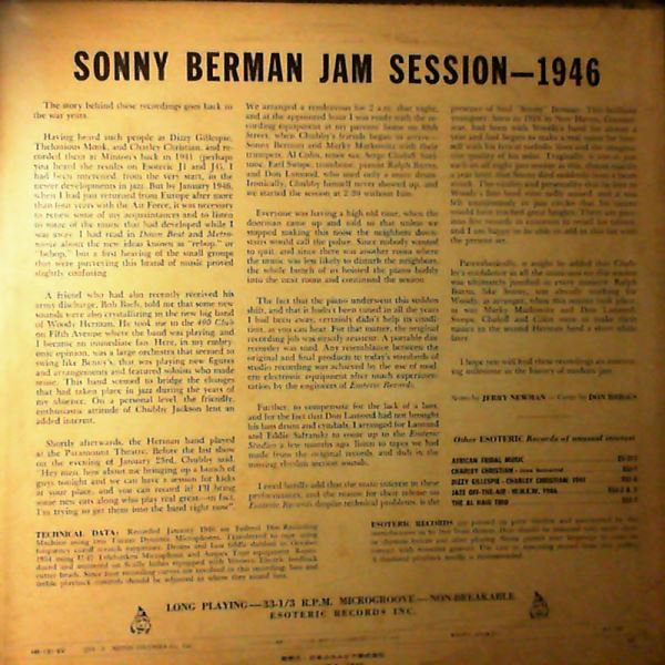 Berman Sonny — Jazz Immortal 1946