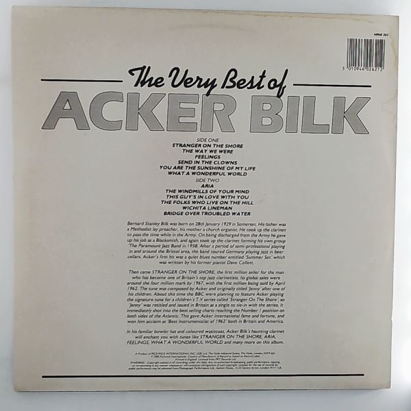 Bilk Acker — Very Best Of Bilk Acker