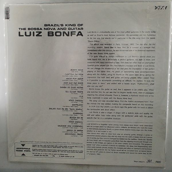 Bonfa Luiz — Brazil's King Of Bossa Nova And Guitar