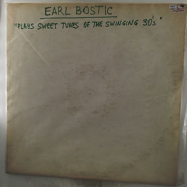 Bostic Earl — Bostic Earl Plays Sweet Tunes Of The Swinging 30s