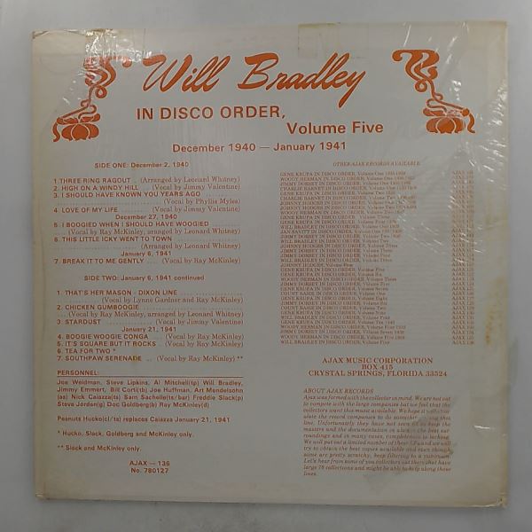 Bradley Will — In Disco Order Volume Five (5)