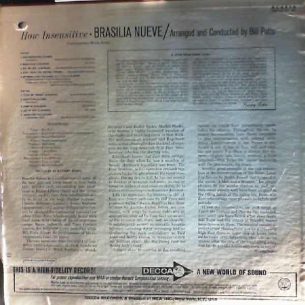 Brasilia Nueve — How Insensitive